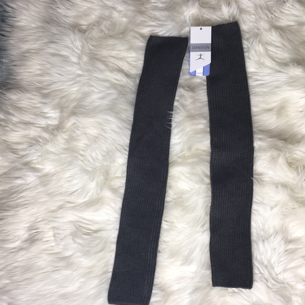 NWT Danskin Leg Warmers  Charcoal Grey Heather OS